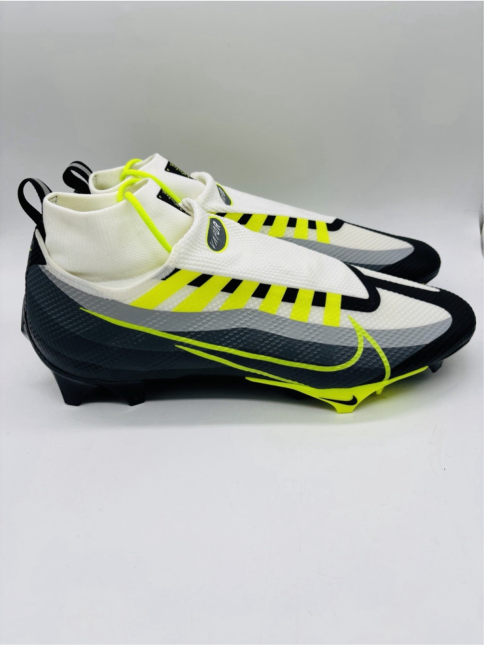 New Nike Vapor Edge Pro 360 Football Cleats Grey Volt DQ3670-071 Men’s Size 12